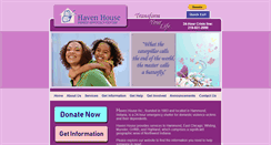 Desktop Screenshot of havenhouse.org