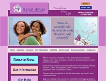 Tablet Screenshot of havenhouse.org